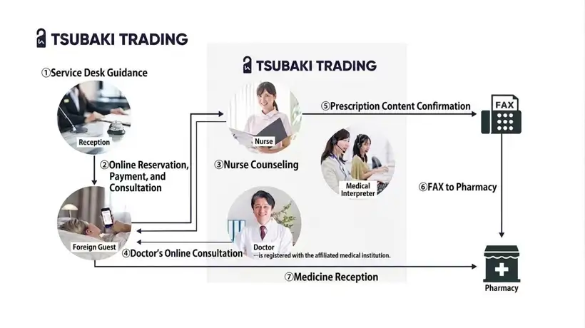 Consultation and prescription flow chart (English)
