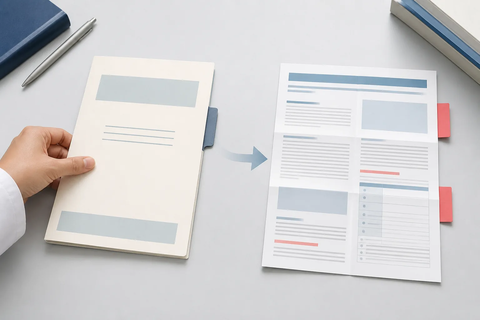 Official revision instruction shown separately from the resulting revised package insert.